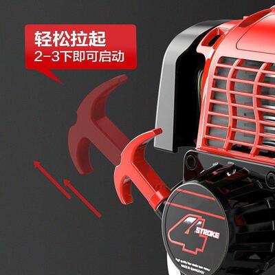 超大功率草BRU机汽油机割小型家用冲功能多四程大功率背负