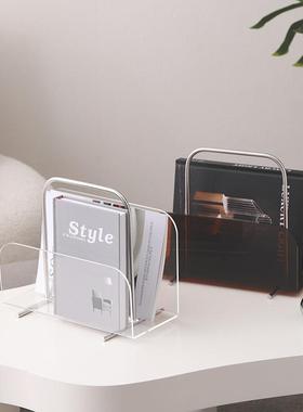 现代极亚克力样部书报37941架摆件板间售简楼客厅书房提手杂志架