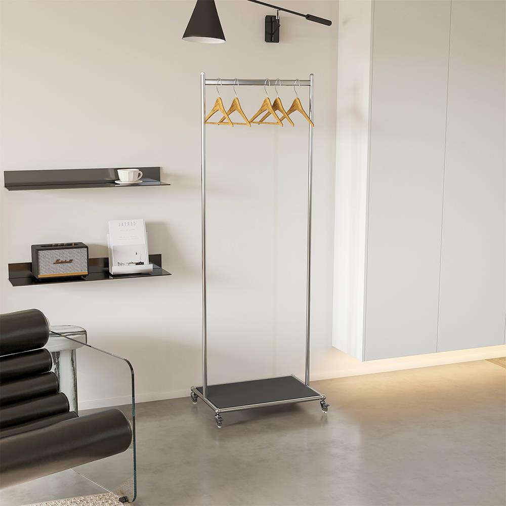 中古ZLZG-01风US帽M衣架卧室钢不锈挂现衣架代简约衣架可移动落地