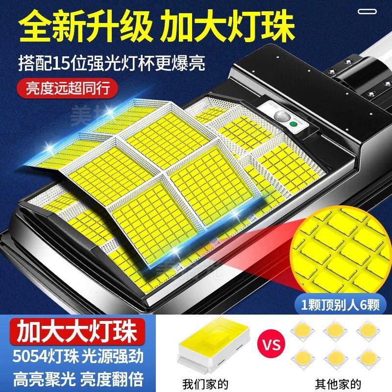 新款户外庭院灯家件用体感应人室院子太阳灯照1明路外灯一直销