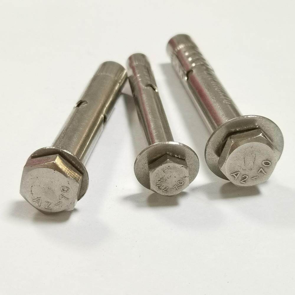 不锈钢外六角内膨胀螺丝8门窗拉爆螺胀栓301螺内置式膨胀栓M膨螺