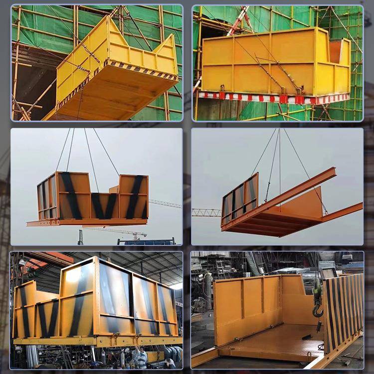 建筑地卸平高空FKH台作业悬挑外架装卸托运工升降料上料平台