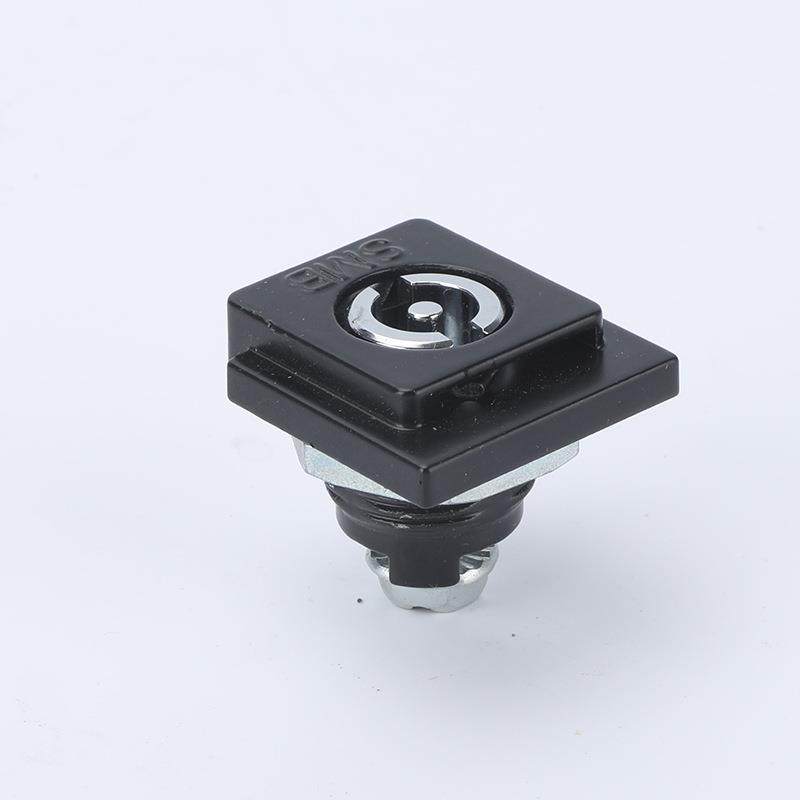 S812平面执手M锁水配电机柜门转箱舌锁小防圆柱锁把MS812手柄