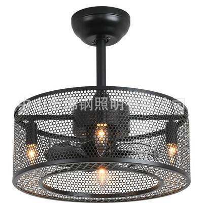 美式复古吊扇0风扇灯餐厅卧室1电风扇无品牌/灯1V灯供货带灯吊扇