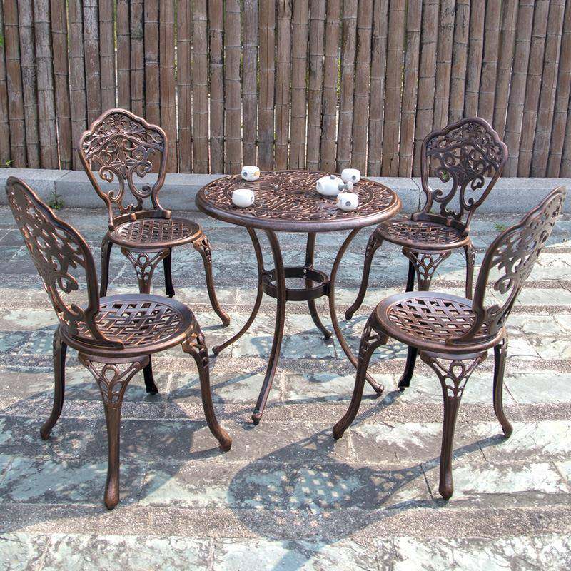 A8285户外桌椅庭艺院铁铸铝室外花园藤闲椅休欧式阳台桌椅三五件,商业/办公家具,商用藤编家具,淘宝优惠券,粉丝福利购,淘宝优惠卷