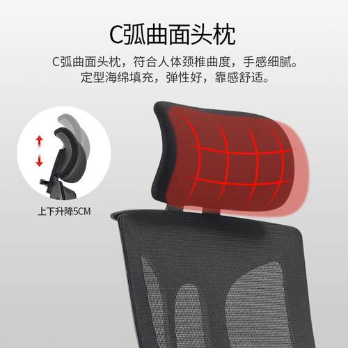 人体工办公椅学习椅电脑椅家用儿子童座学椅A30中学久坐舒生适书