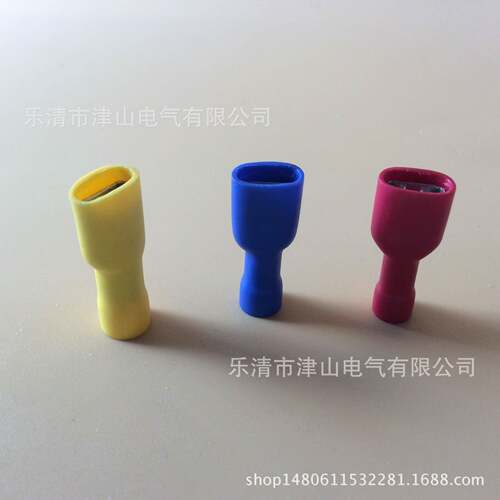 7FDFD.5-18（5）冷压全绝859缘接头4.8插簧接线1鼻子母2全绝缘端