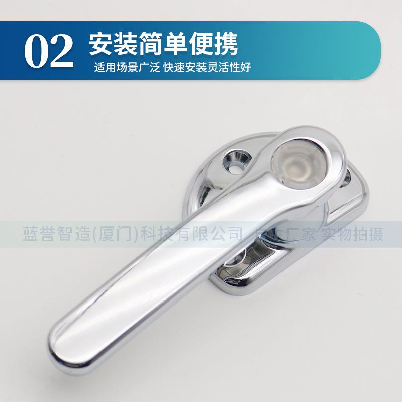 锌合金手PL601-1锁柄回旋式双开型内外动门把手联锁重型门窗闭密