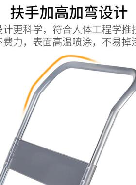 小推车车拉货平板折叠不锈钢122304重搬运定万型向轮多能仓库功车