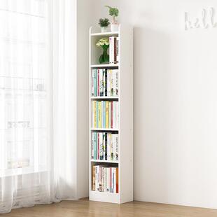 实木儿童书置架用厅落地书柜简易收纳柜家OGV飘窗物架多层窄储物