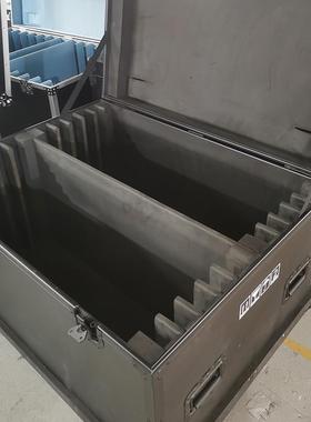 全黑色L备ED航空箱功能仪器箱HKT箱航空箱物资储铝合金器材多箱