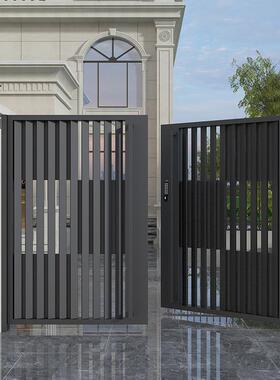 墅361别庭门不锈钢百户叶门电动大门院子对开门防盗门院进户门入