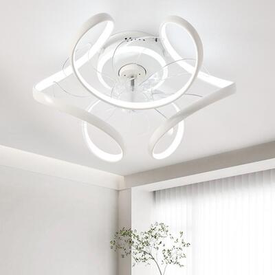 吸顶风扇灯999客厅厅主大大风力厅电风扇餐卧室灯吊扇灯中灯山灯