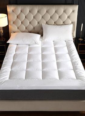 酒宾馆宿床ZJH垫全棉防羽面料立体纯床民褥子家店白色软床垫用子