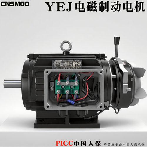 YEJ80M/90L/100/112M/132S/160L/180电磁制动电机三相380v机械