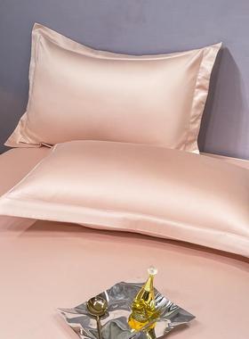 季款12570支长绒棉纯色棉轻0奢宽边全贡缎单品床单四床笠