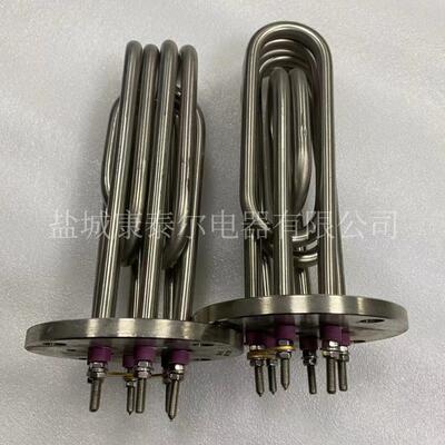加热-W304不锈法兰NEZ加热管380V/30K工业大器钢功率法兰盘电热管