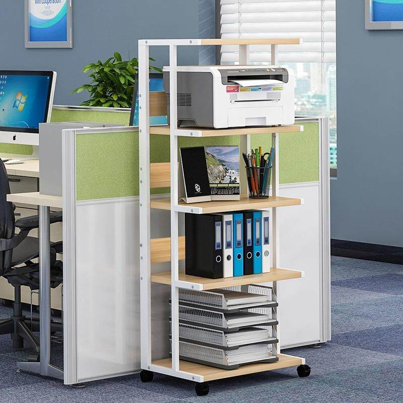 办公置架打印机物柜印架储物架复桌子可移0330动多层落地收纳主机