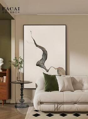 新道中抽象式玄关装饰画风水墨中国淡雅走廊5080_0ll过挂画茶室餐