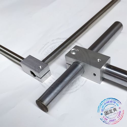 固定夹连接块光轴T型夹十字夹连接件三通90直角光轴夹支柱支架