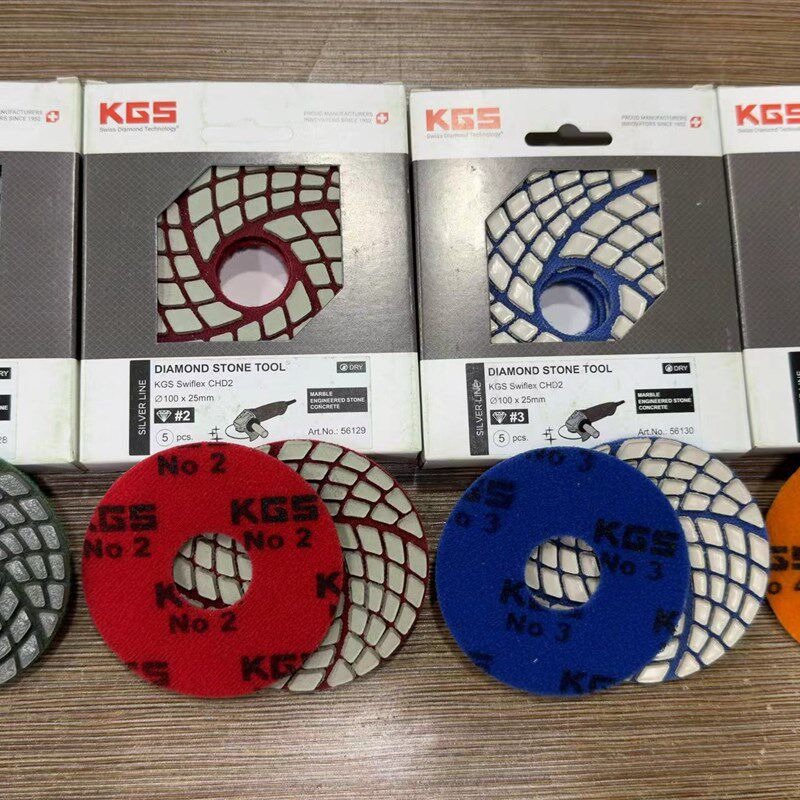 KGS四步干磨片墙面打磨研磨抛光片锋利翻新大理石石材耐用打磨片