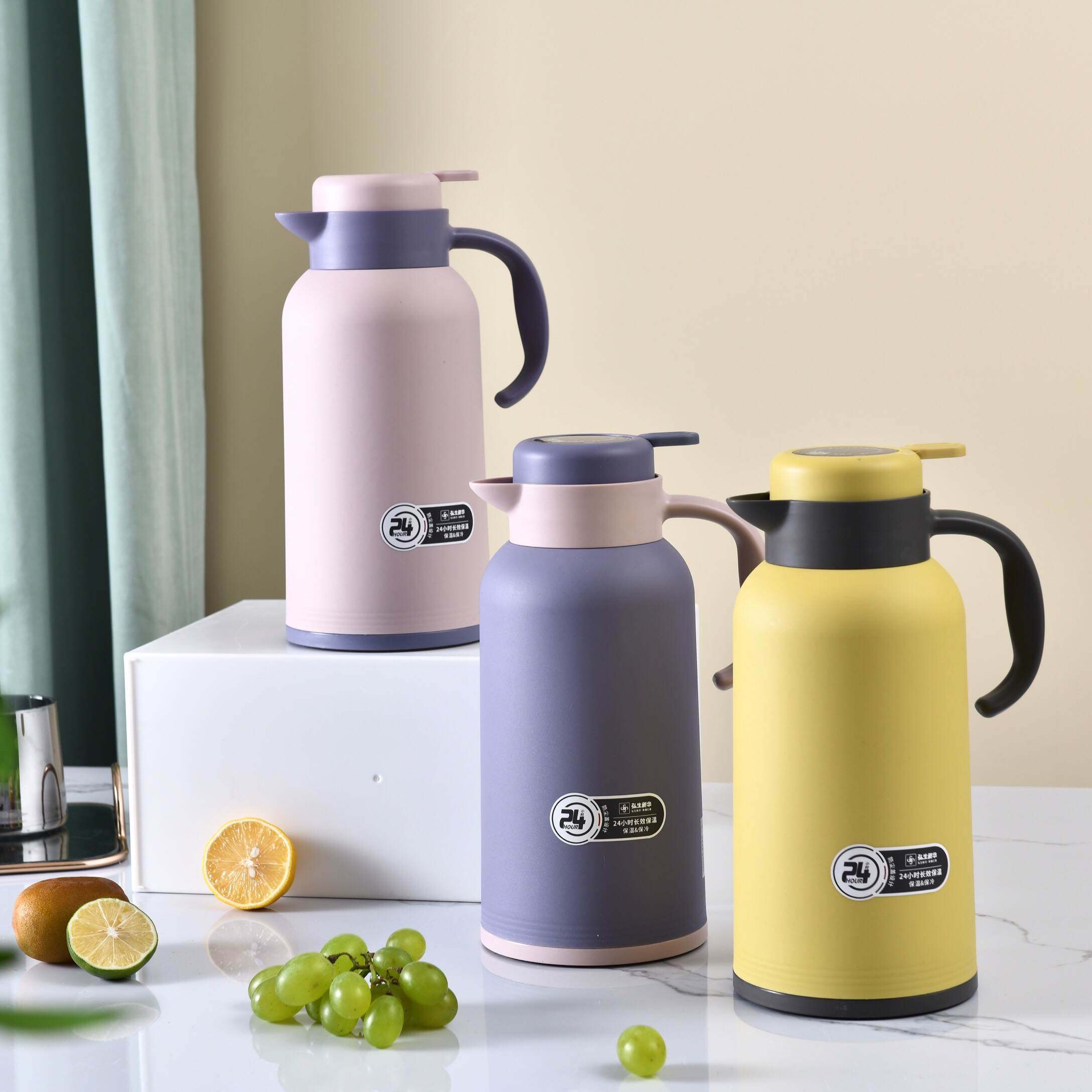 温度保温保冷真空玻璃壶1.5L~1.0L 24小时保温