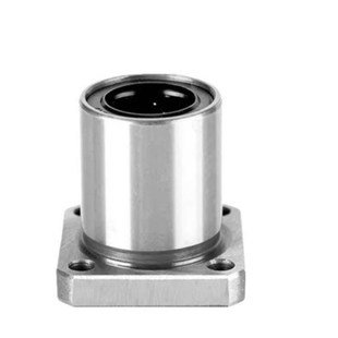 50LUU方法兰法直线轴承加长电镀防锈光轴 LMK1216