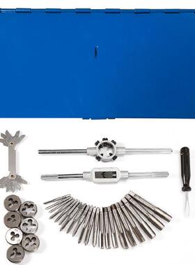 丝锥板绞手套装32PC牙手用51480徳32标件套丝锥板牙工攻丝具直销