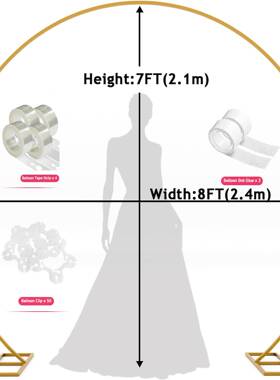 金属拱门庆婚节日拱形门派对场布工置道地具多款圆环铁GTC支架厂