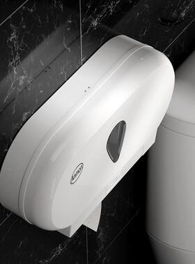 大店厕所双纸巾架28818卷纸盒商用卫生间双卷大盘纸公用卷厕纸盒