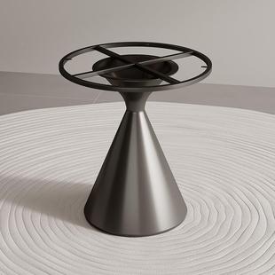 茶桌腿铁艺COA大桌理石架台阳岩板桌腿茶几圆形脚餐桌桌架金属支