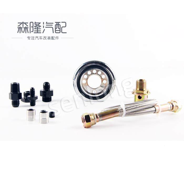 汽改装件通用饼机油压车力油仪表转接座油温21500油压表油冷器