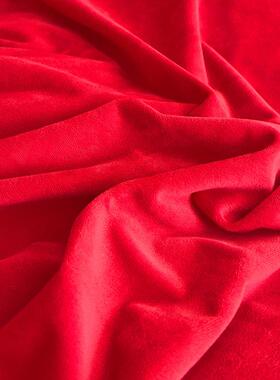 2结0ZJF5814325款高四端宝新宝绒红色婚件套珊瑚绒婚床南通婚庆床