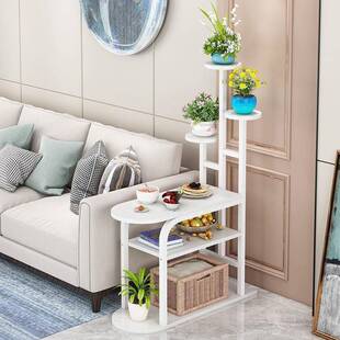 多缸层多功能无品牌/沙发边几室内家客厅落地铁艺花花架鱼装饰用