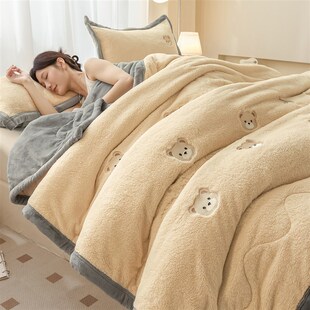 珊瑚绒毛毯加厚2025新款毛绒被子冬季盖毯午睡毯沙发毯子绒毯铺床