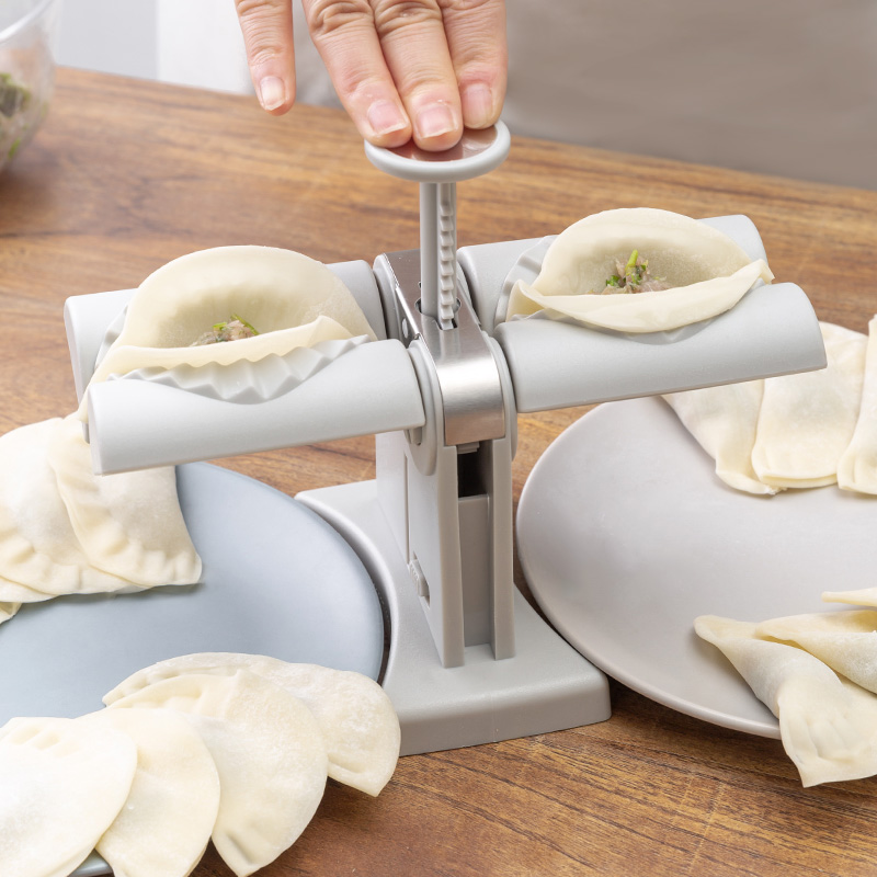 水饺机全自动小型包饺子模具新款按压式压皮器快速捏饺子专用工具