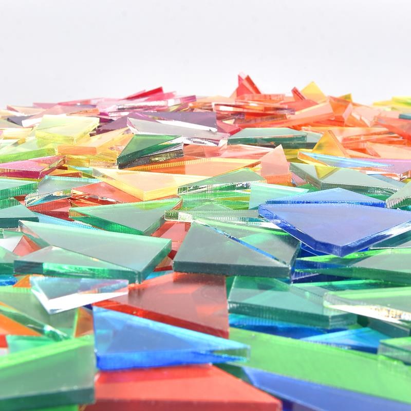 彩色碎玻璃拼图琉璃地狱烧脑10级地狱级高难度异形拼图puzzle