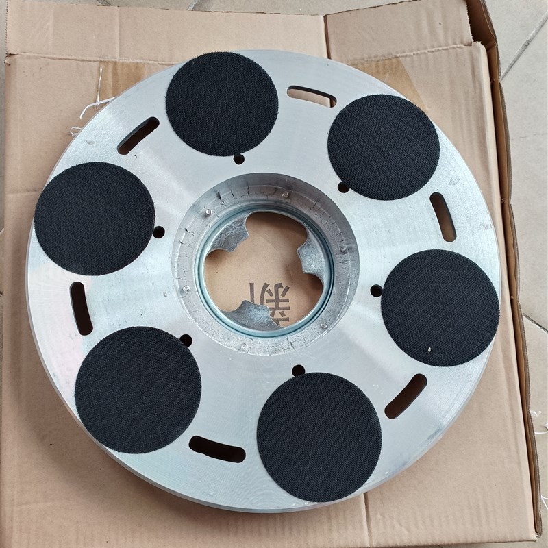 伽华石材翻新机零配件17寸18寸翻新铝盘10寸13寸175卡扣打磨盘