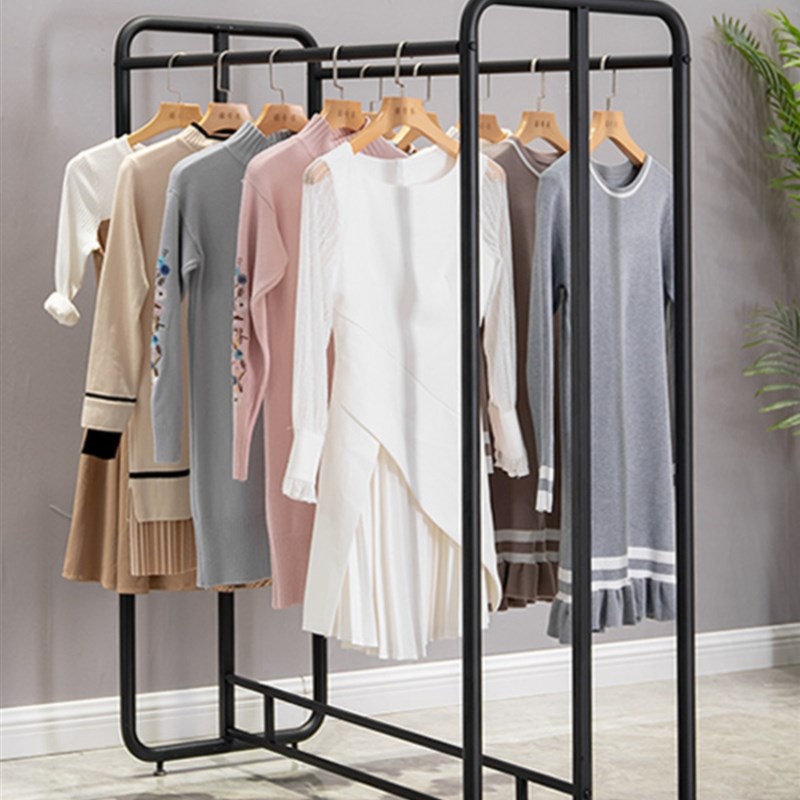 阳台晒晾衣架落地式排挂衣架卧室房间衣帽架子简易多功能可移动