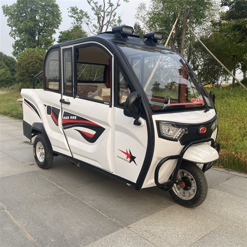 皮卡电动三轮车家用接送孩子赶集钓鱼拉货老头乐代步电瓶三轮篷车