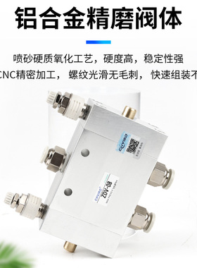 自动往复气动开关二位五通换向ZDV-08调速BDV-08气缸控制气