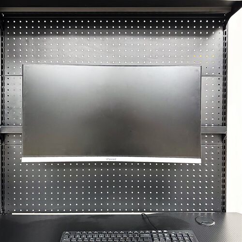 五金洞洞板屏幕支架显示器悬挂少女书架金属洞洞板配件