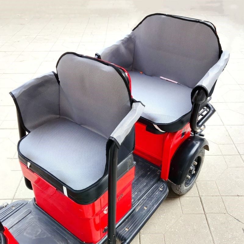 电动三轮车后座围挡座垫防漏网围挡边栏防掉网小孩物品防掉落儿童