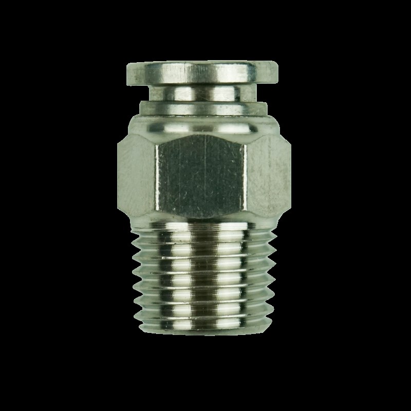 30不锈钢PC快插气管接头气动快速接头直通8-02外牙高温 压耐腐蚀