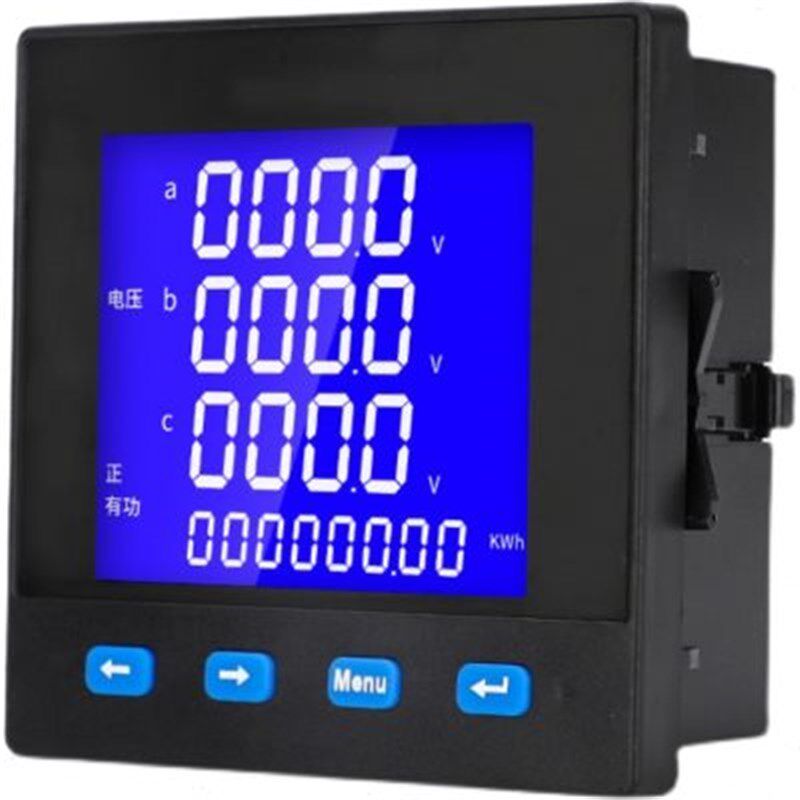 电流销功率频率电力表带计仪表数显新电压相液晶多功能组合直三 z