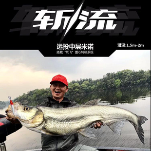 新款EWE美夏斩流深潜浮水米诺远投翘嘴路亚饵鲈鱼鳜鱼海鲈鱼饵