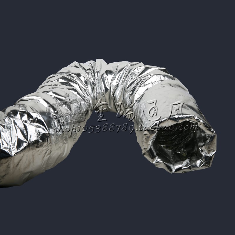 中央空调风管软管层铝箔管保温管伸缩排风防潮送风管螺旋通风管