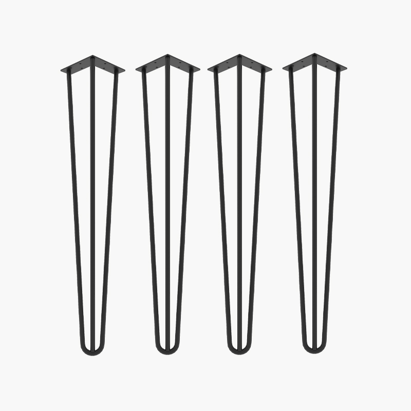 金属吧台腿茶几脚支撑腿铁艺桌子腿桌腿支架餐桌脚办公桌架定制