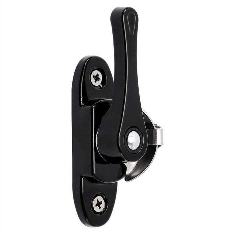 窗户锁扣铝合金门窗不锈钢防盗老式月牙锁推拉平移门塑钢窗锁配件