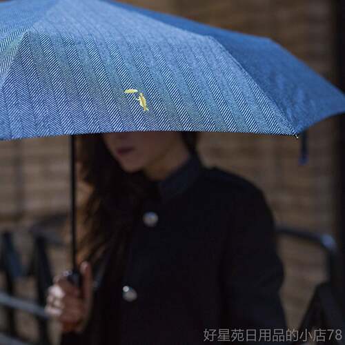 高档现货英国alos手超轻工雨伞i高密度防水B速干全自动女小巧遮阳